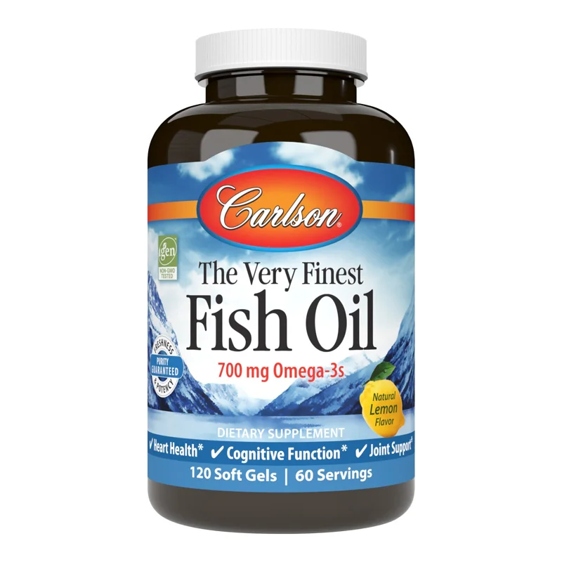 Carlson The Very Finest Fish Oil (Lemon soft gels)