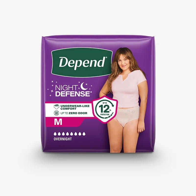 Depend Night Defense Underwear for Women